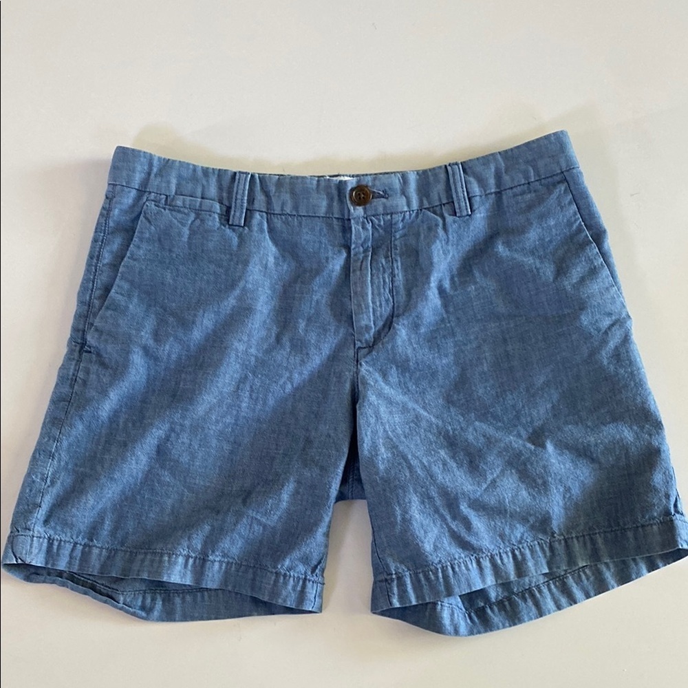 Banana Republic Blue Flat Front Shorts